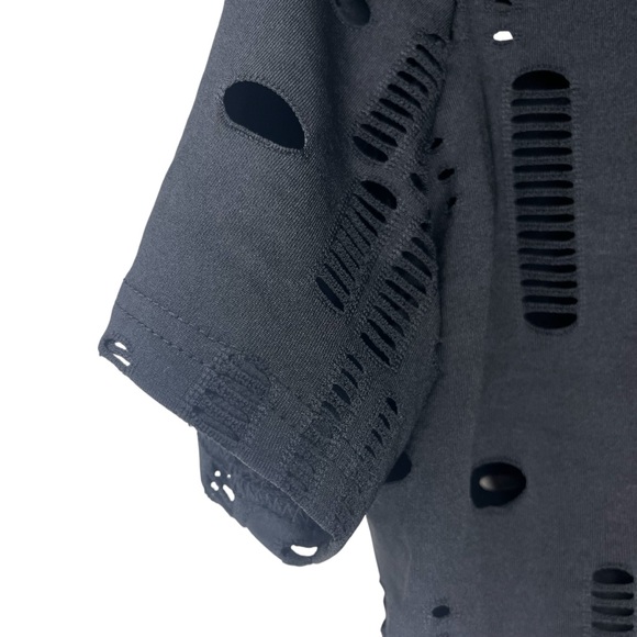 SHEIN 2 Piece Black Cut Out Tee & Leggings XXL - Picture 9 of 12